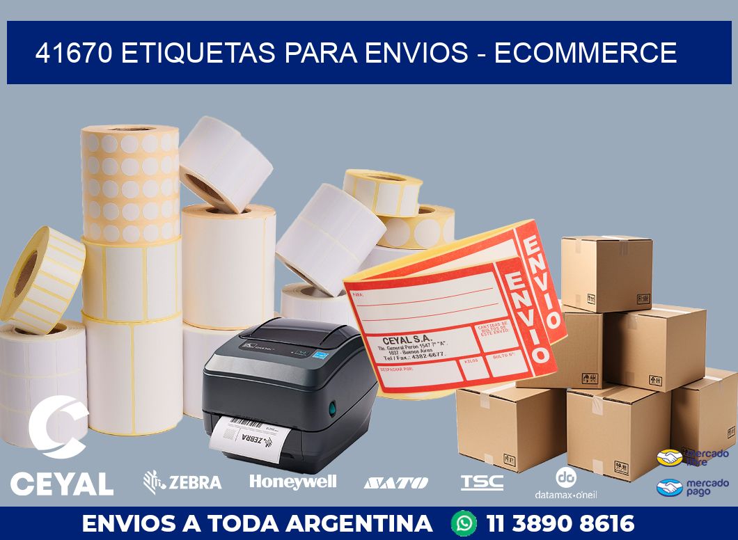 41670 ETIQUETAS PARA ENVIOS - ECOMMERCE