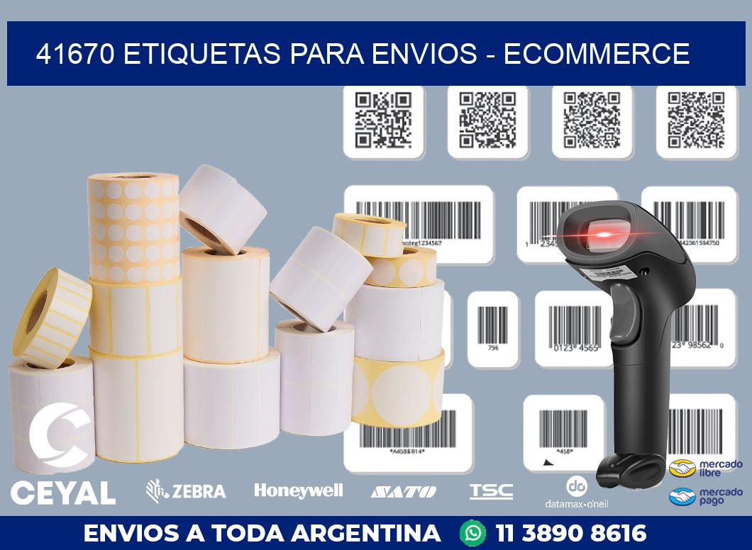 41670 ETIQUETAS PARA ENVIOS – ECOMMERCE
