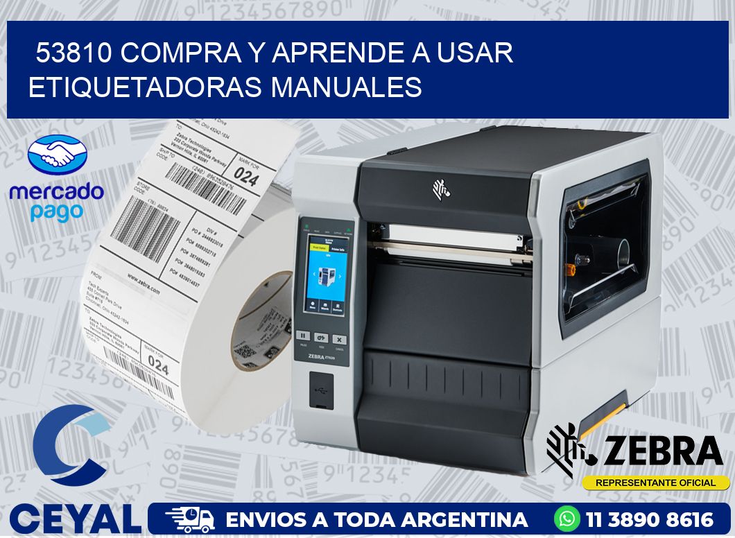 53810 COMPRA Y APRENDE A USAR ETIQUETADORAS MANUALES