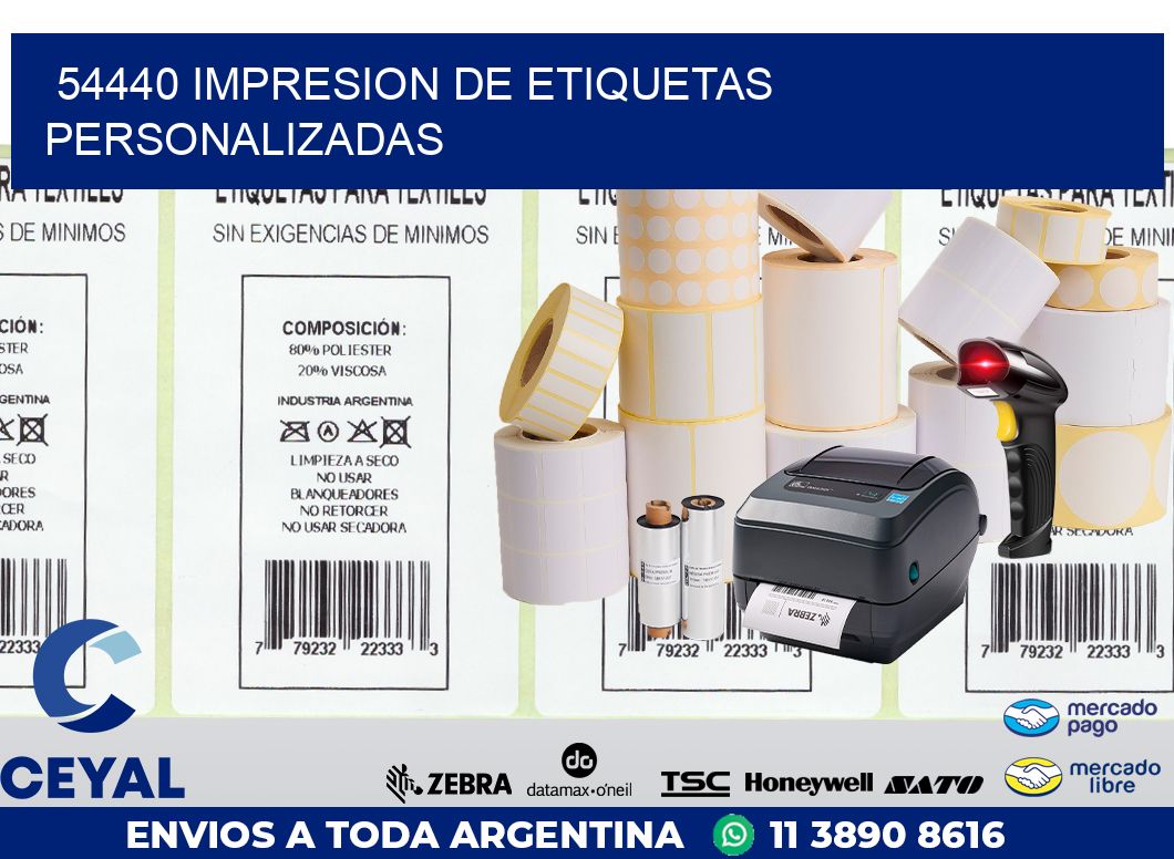 54440 IMPRESION DE ETIQUETAS PERSONALIZADAS