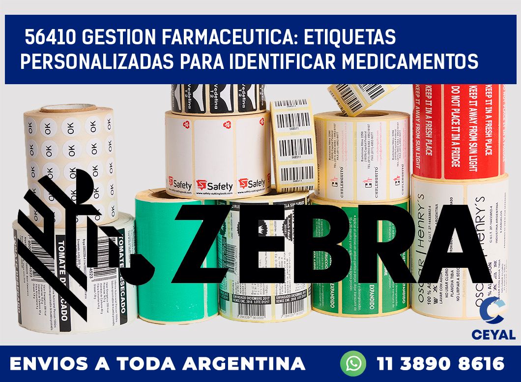 56410 GESTION FARMACEUTICA: ETIQUETAS PERSONALIZADAS PARA IDENTIFICAR MEDICAMENTOS