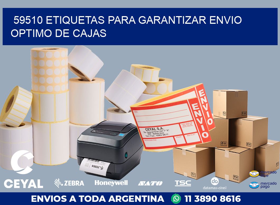 59510 ETIQUETAS PARA GARANTIZAR ENVIO OPTIMO DE CAJAS