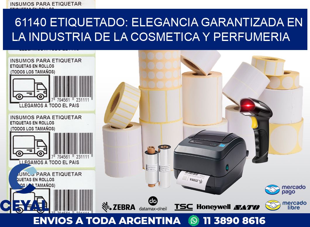 61140 ETIQUETADO: ELEGANCIA GARANTIZADA EN LA INDUSTRIA DE LA COSMETICA Y PERFUMERIA