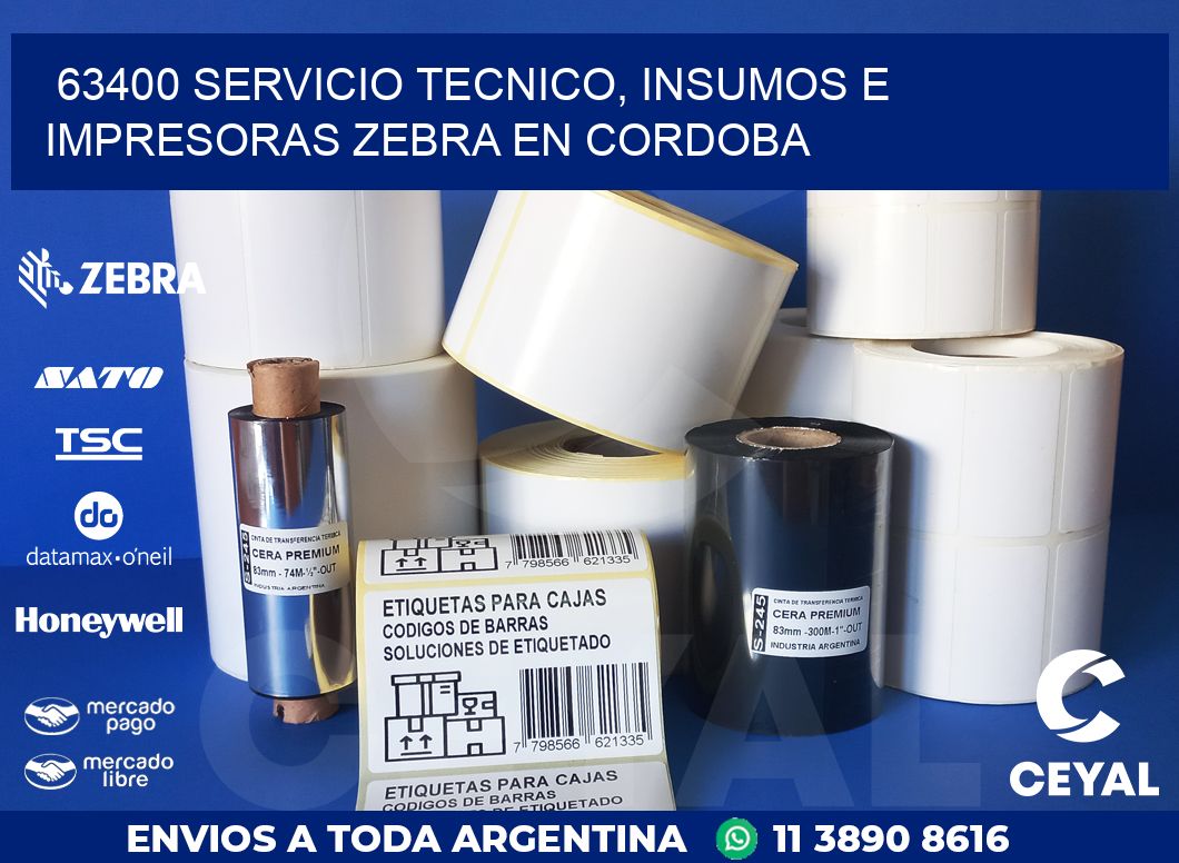 63400 SERVICIO TECNICO, INSUMOS E IMPRESORAS ZEBRA EN CORDOBA