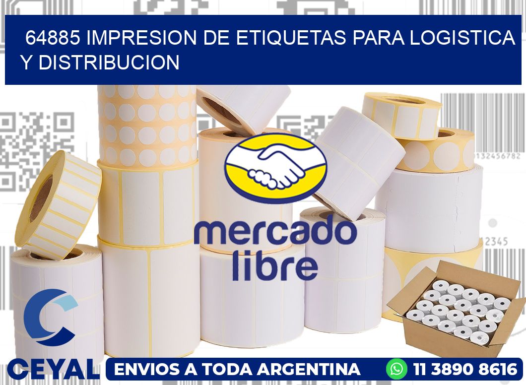 64885 IMPRESION DE ETIQUETAS PARA LOGISTICA Y DISTRIBUCION