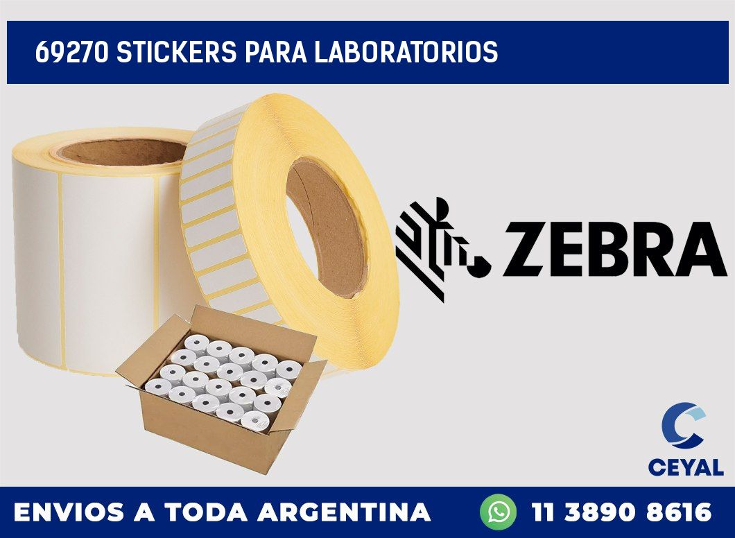 69270 STICKERS PARA LABORATORIOS