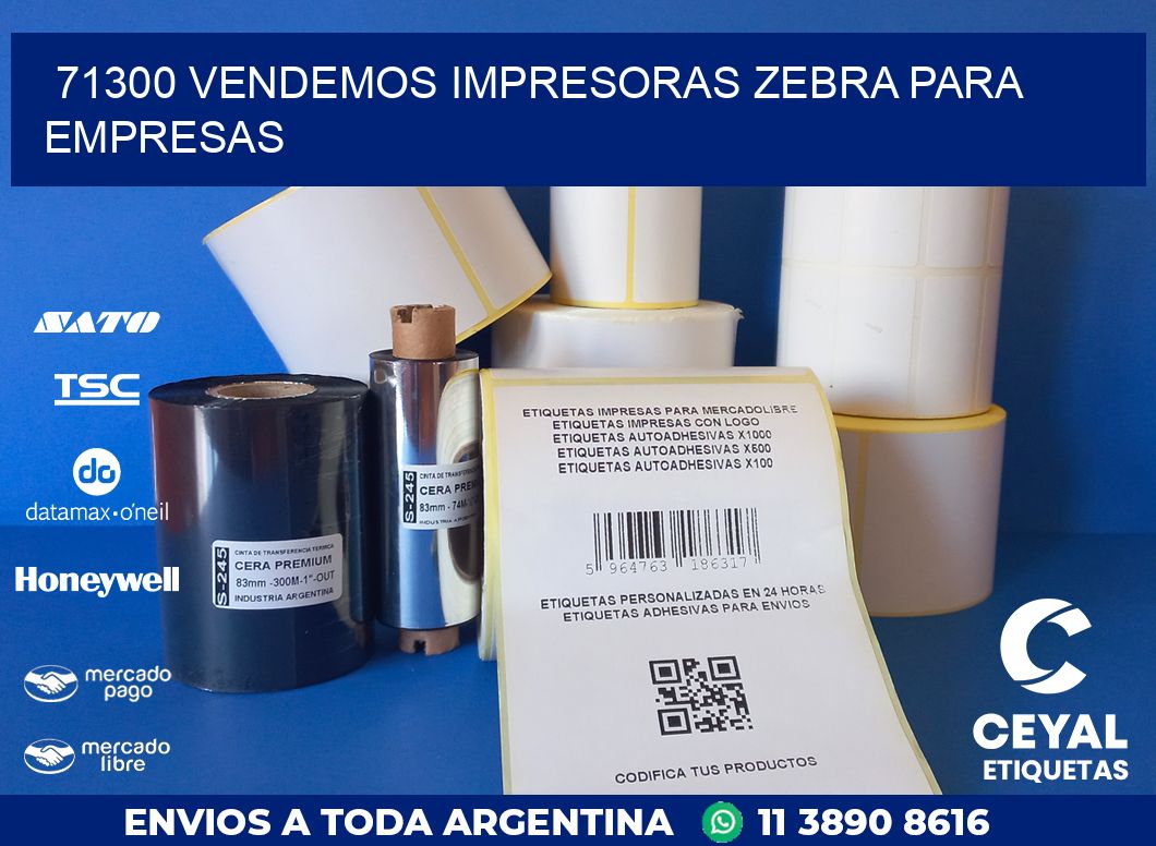 71300 VENDEMOS IMPRESORAS ZEBRA PARA EMPRESAS