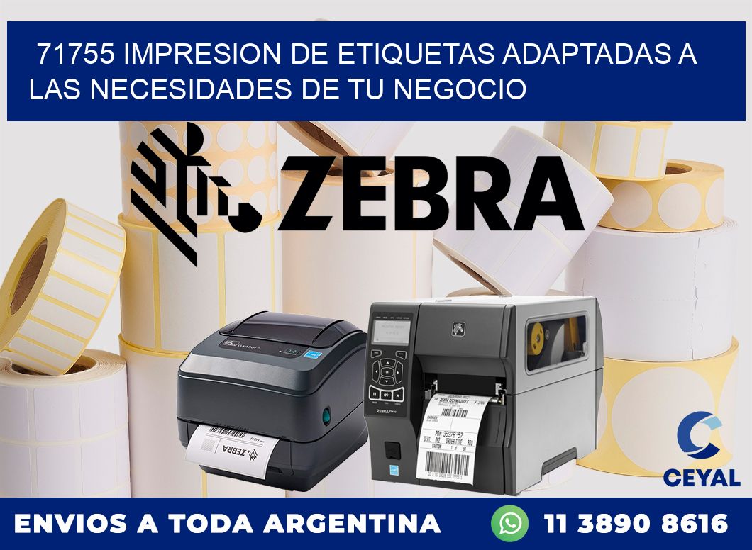 71755 IMPRESION DE ETIQUETAS ADAPTADAS A LAS NECESIDADES DE TU NEGOCIO