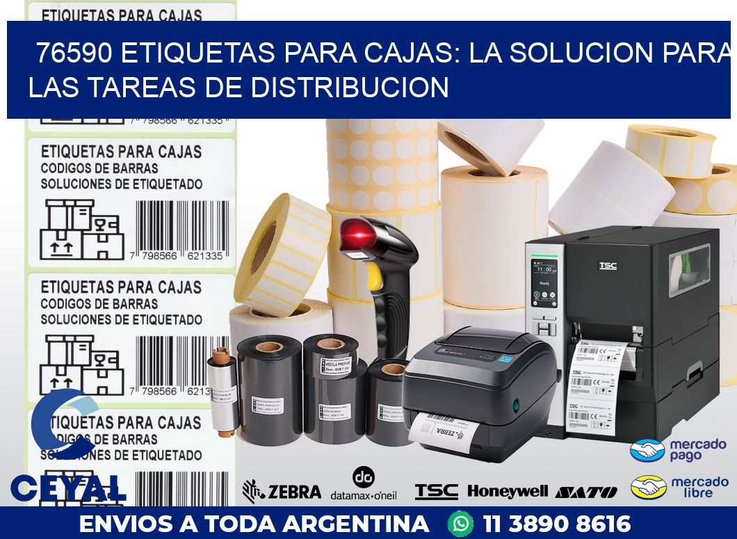 76590 ETIQUETAS PARA CAJAS: LA SOLUCION PARA LAS TAREAS DE DISTRIBUCION