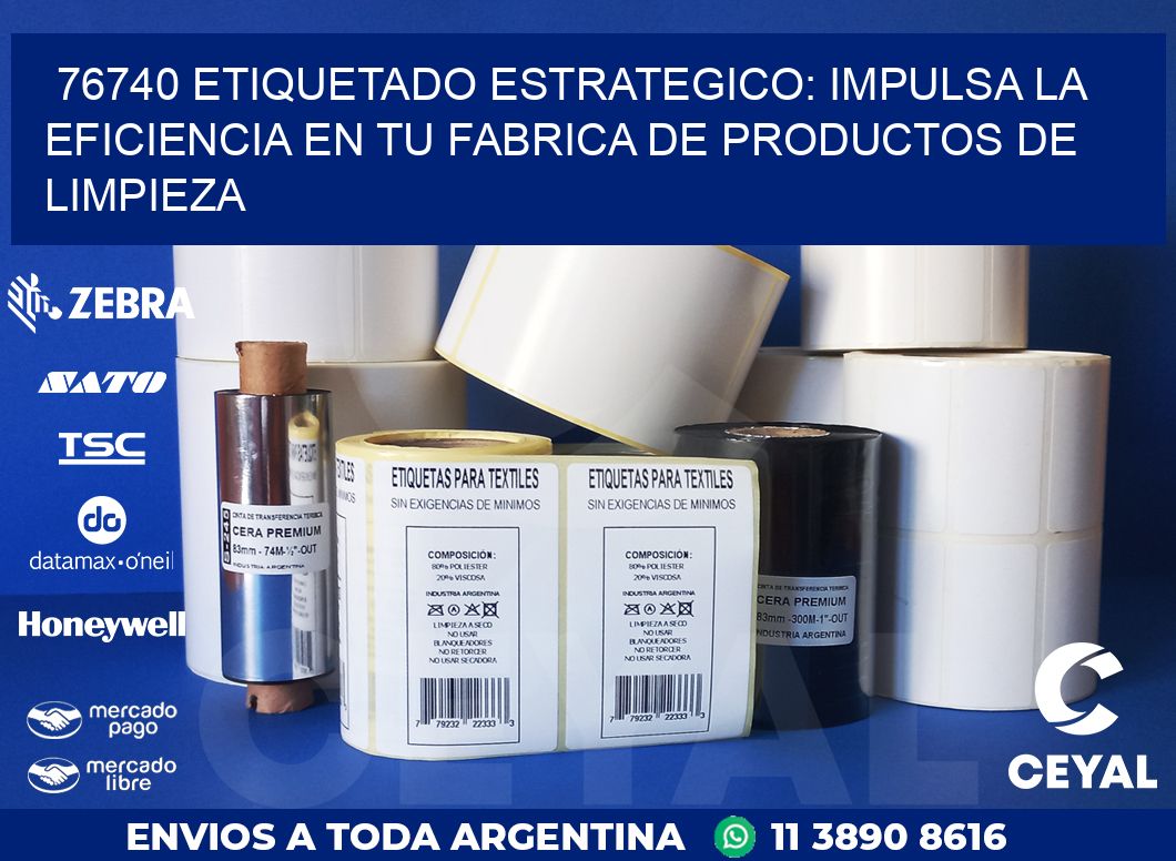 76740 ETIQUETADO ESTRATEGICO: IMPULSA LA EFICIENCIA EN TU FABRICA DE PRODUCTOS DE LIMPIEZA