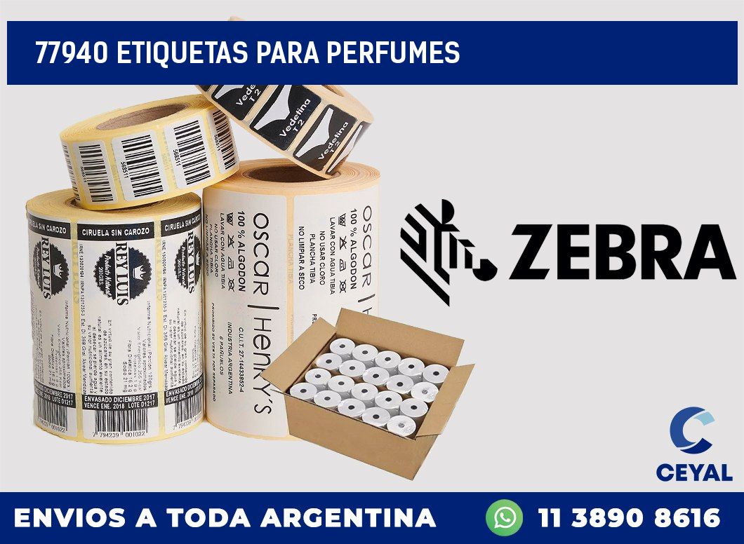 77940 ETIQUETAS PARA PERFUMES