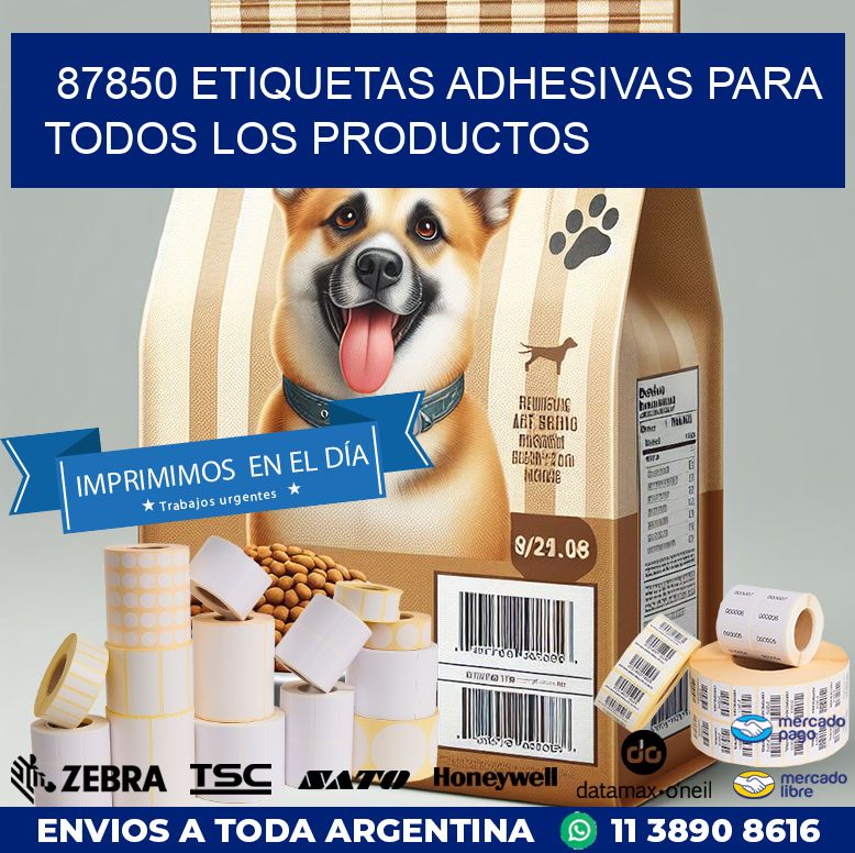 87850 ETIQUETAS ADHESIVAS PARA TODOS LOS PRODUCTOS
