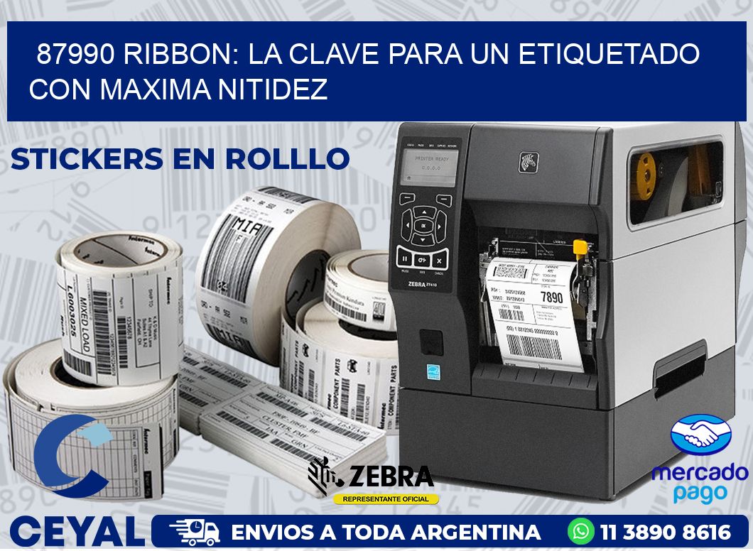 87990 RIBBON: LA CLAVE PARA UN ETIQUETADO CON MAXIMA NITIDEZ