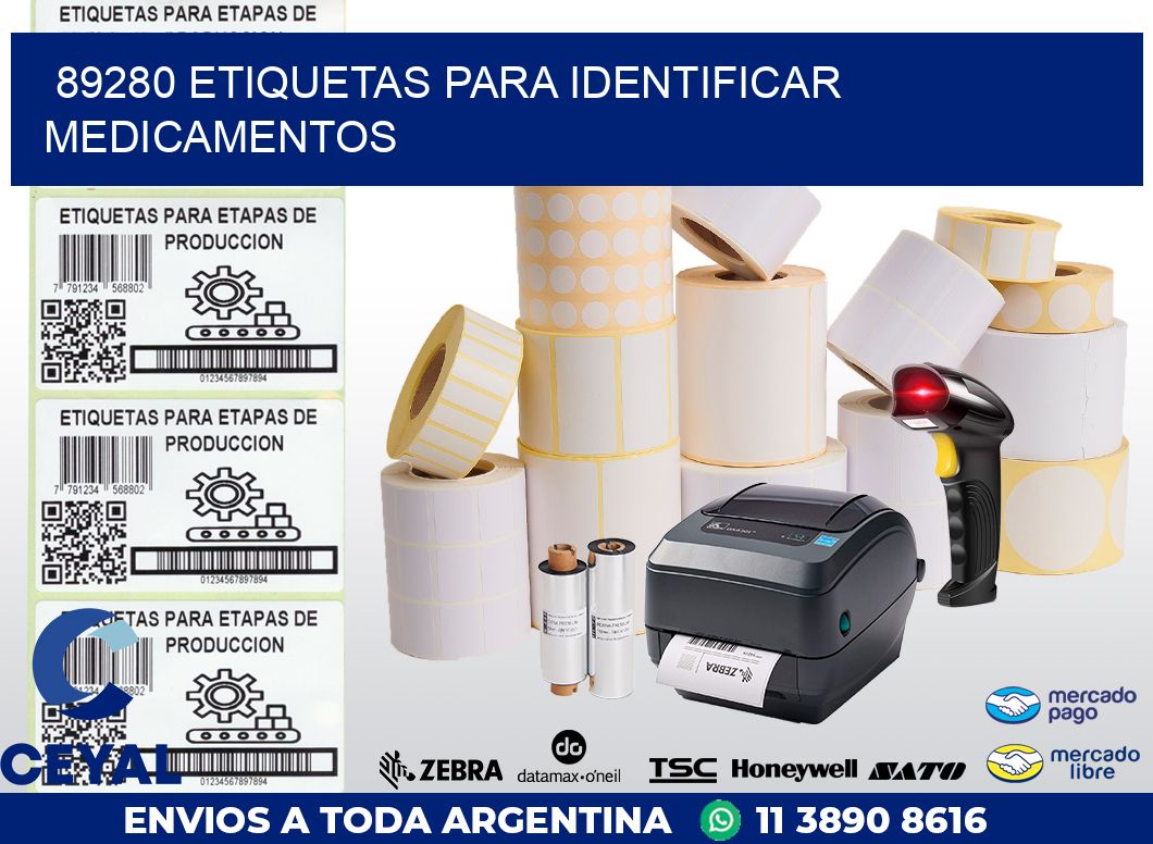 89280 ETIQUETAS PARA IDENTIFICAR MEDICAMENTOS