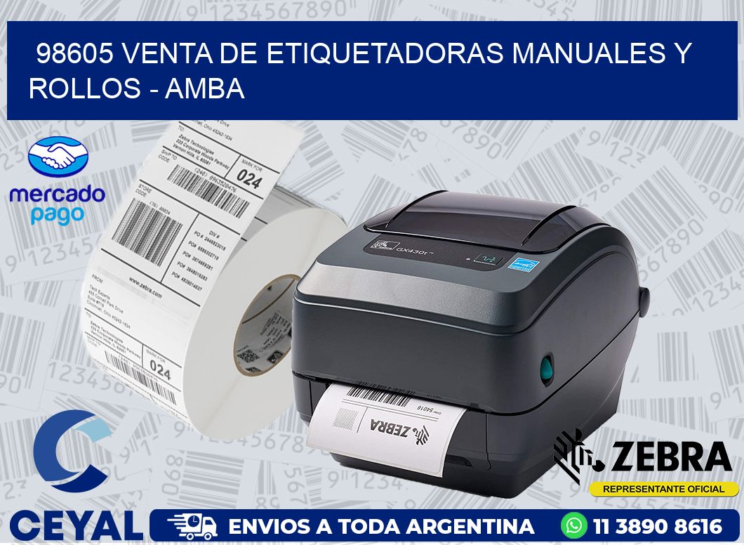 98605 VENTA DE ETIQUETADORAS MANUALES Y ROLLOS - AMBA