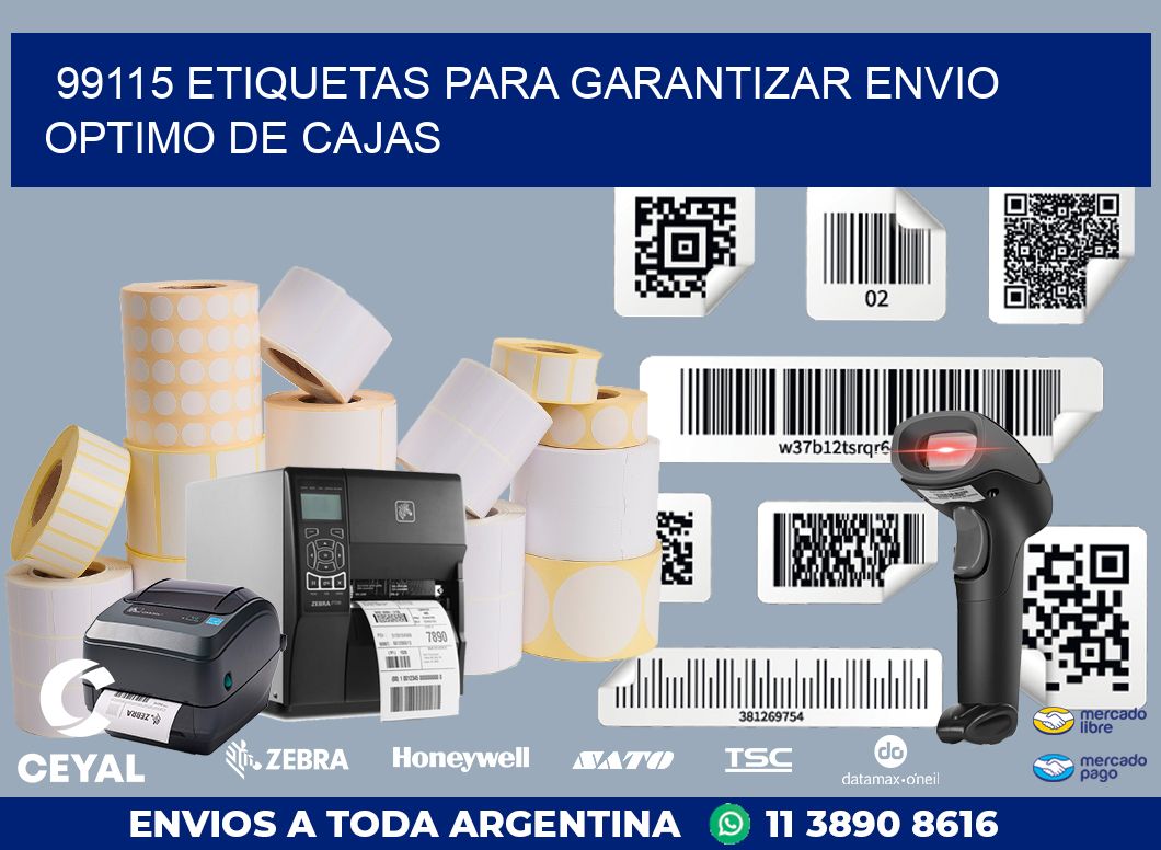 99115 ETIQUETAS PARA GARANTIZAR ENVIO OPTIMO DE CAJAS
