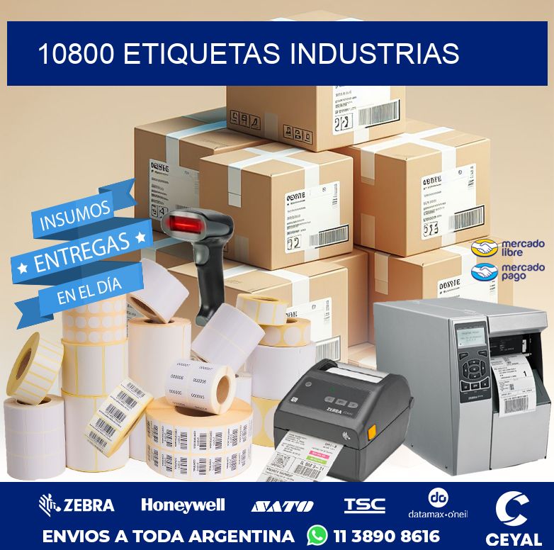 10800 ETIQUETAS INDUSTRIAS