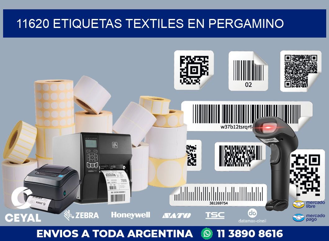 11620 ETIQUETAS TEXTILES EN PERGAMINO