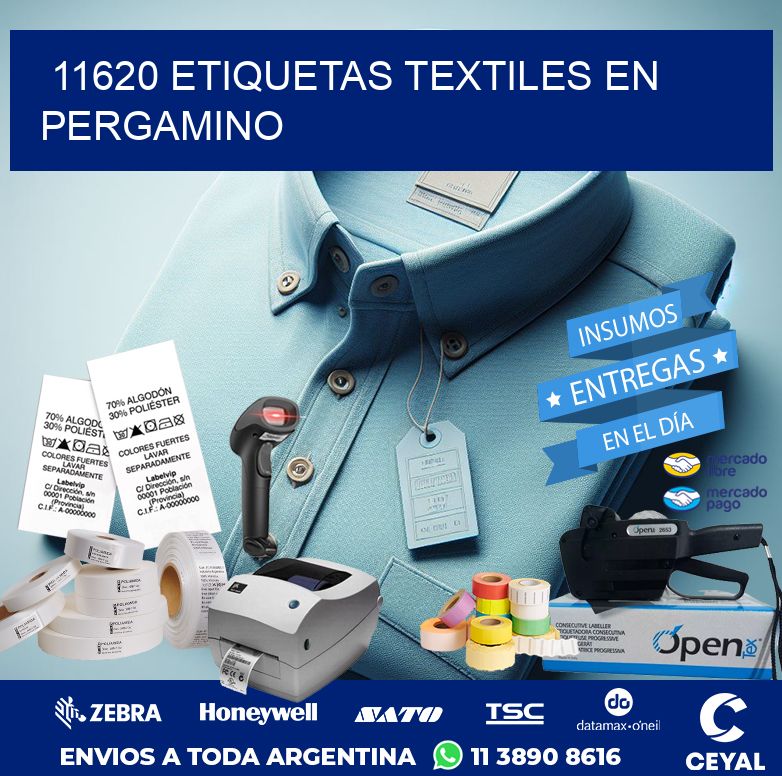 11620 ETIQUETAS TEXTILES EN PERGAMINO