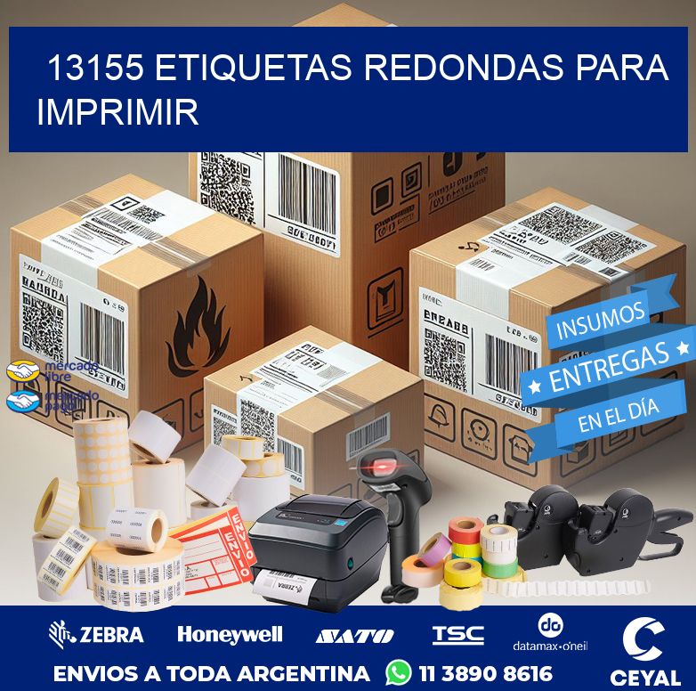 13155 ETIQUETAS REDONDAS PARA IMPRIMIR