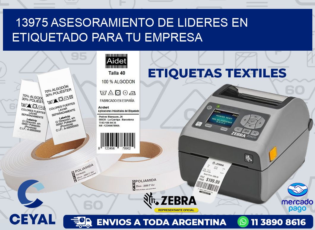 13975 ASESORAMIENTO DE LIDERES EN ETIQUETADO PARA TU EMPRESA