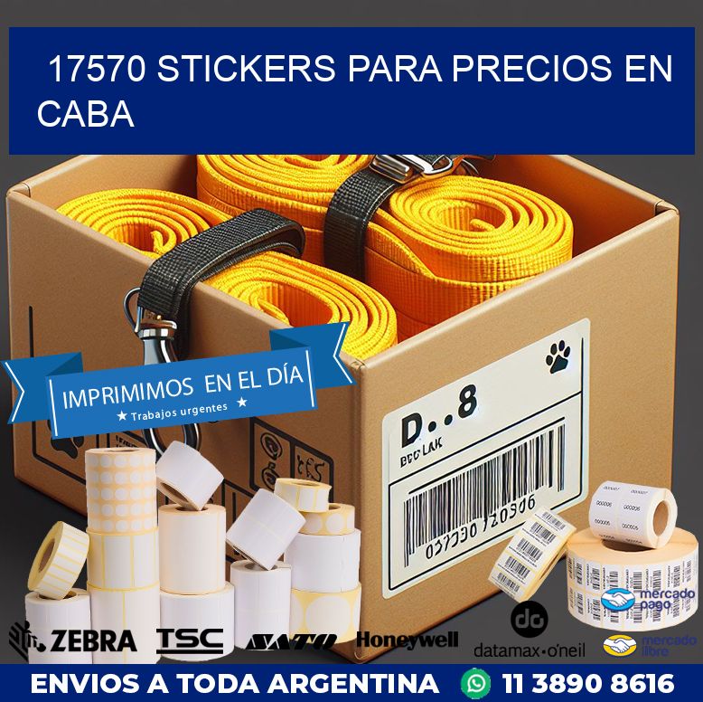 17570 STICKERS PARA PRECIOS EN CABA