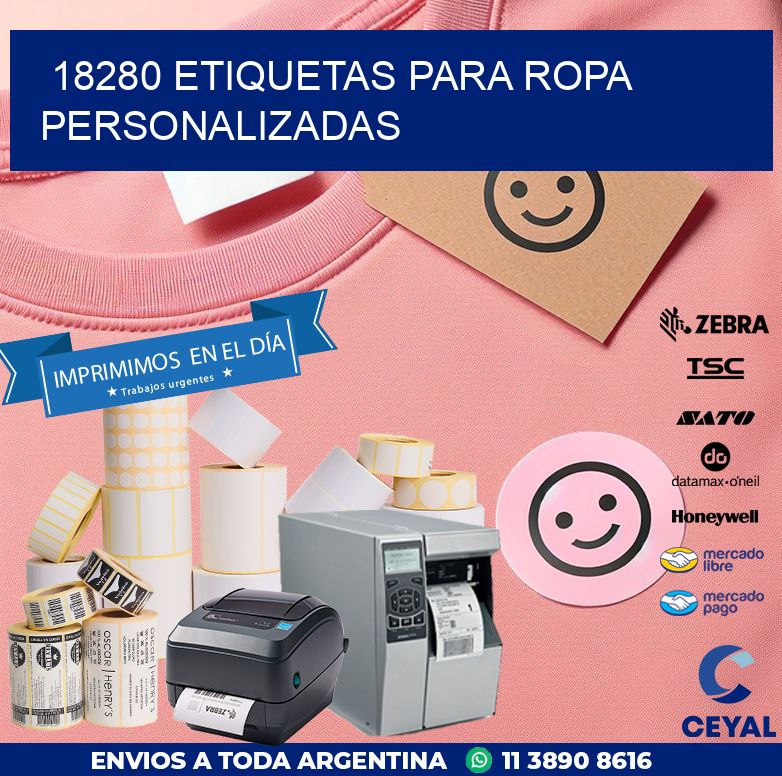18280 ETIQUETAS PARA ROPA PERSONALIZADAS