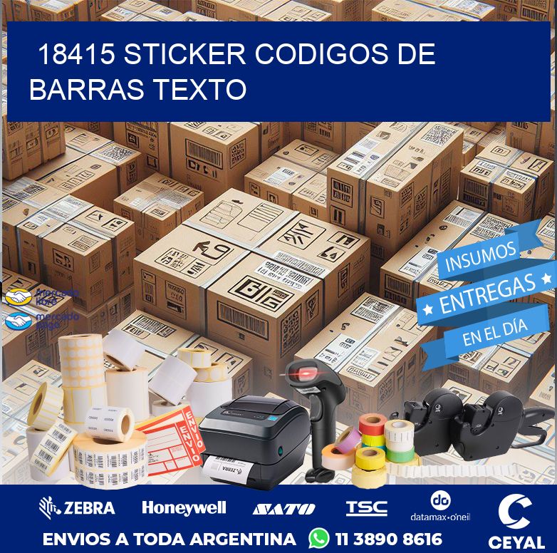 18415 STICKER CODIGOS DE BARRAS TEXTO