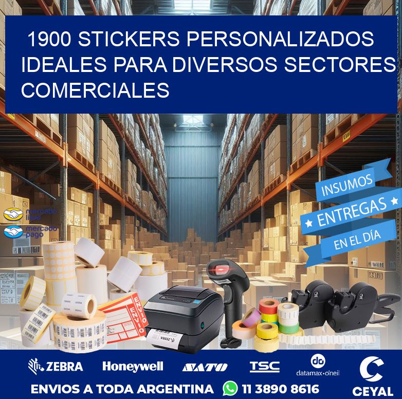 1900 STICKERS PERSONALIZADOS IDEALES PARA DIVERSOS SECTORES COMERCIALES