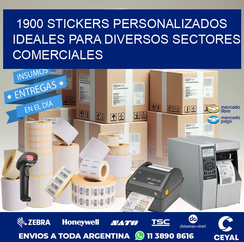 1900 STICKERS PERSONALIZADOS IDEALES PARA DIVERSOS SECTORES COMERCIALES