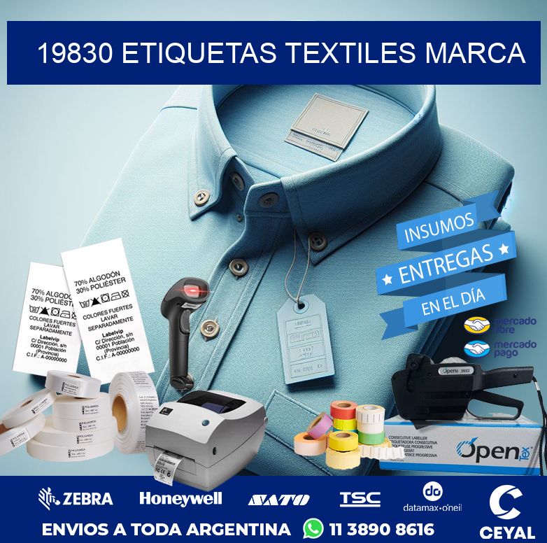19830 ETIQUETAS TEXTILES MARCA