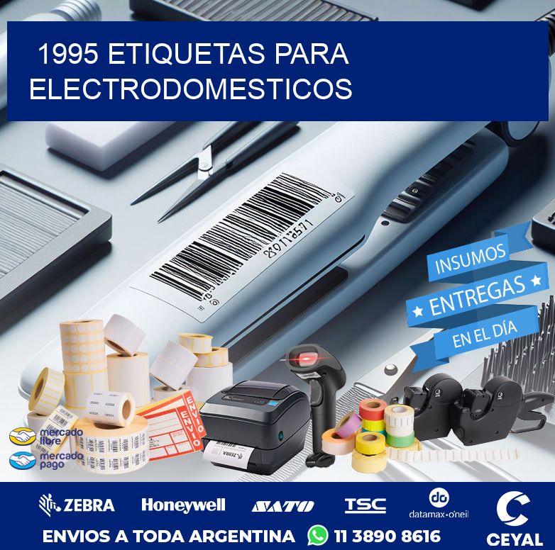 1995 ETIQUETAS PARA ELECTRODOMESTICOS