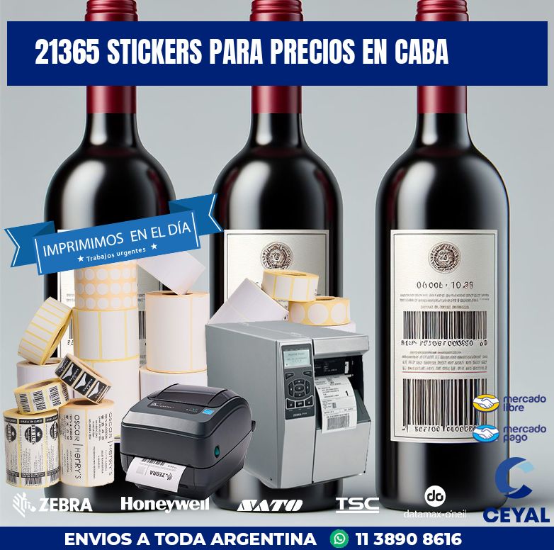 21365 STICKERS PARA PRECIOS EN CABA