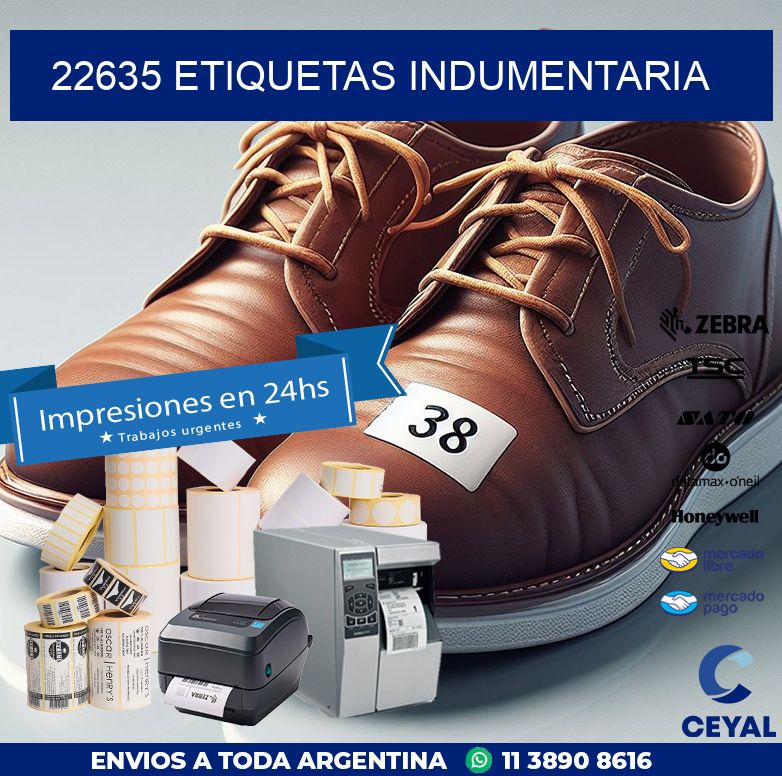 22635 ETIQUETAS INDUMENTARIA