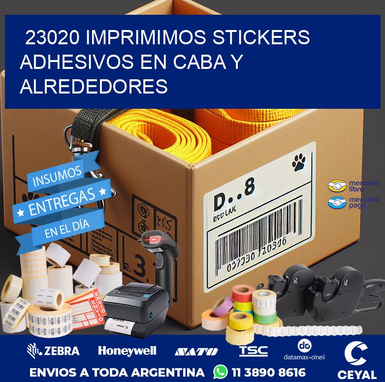 23020 IMPRIMIMOS STICKERS ADHESIVOS EN CABA Y ALREDEDORES