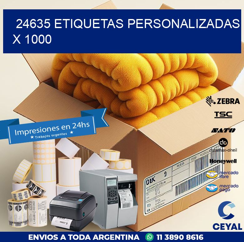 24635 ETIQUETAS PERSONALIZADAS X 1000