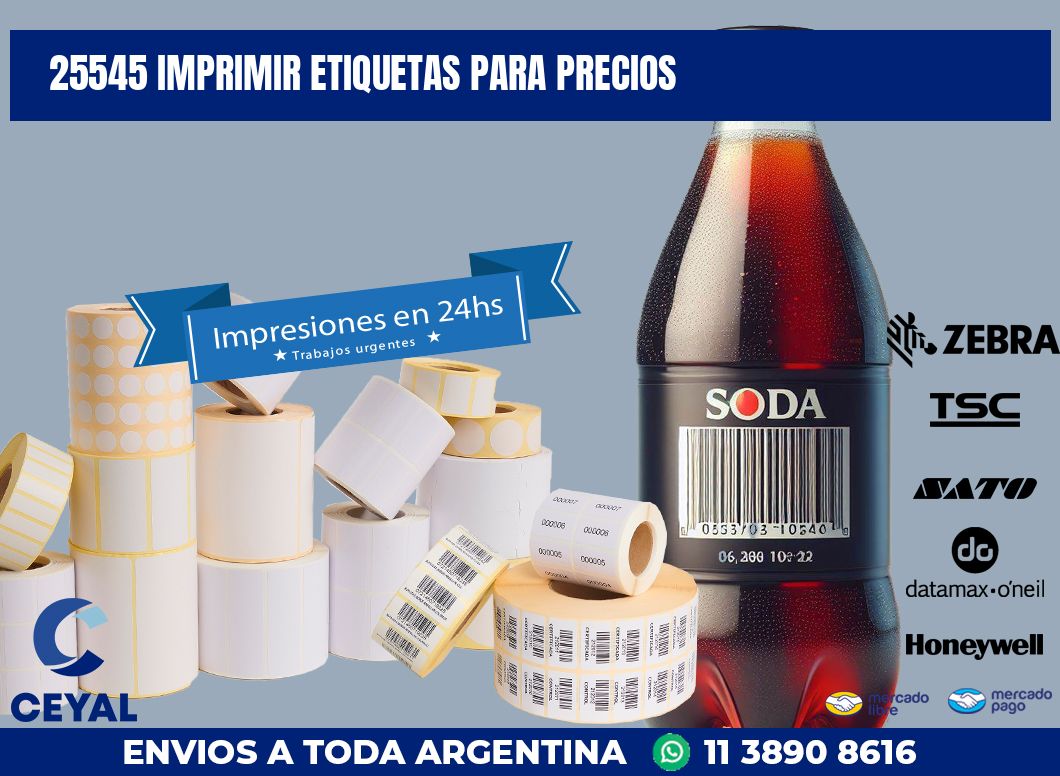 25545 IMPRIMIR ETIQUETAS PARA PRECIOS
