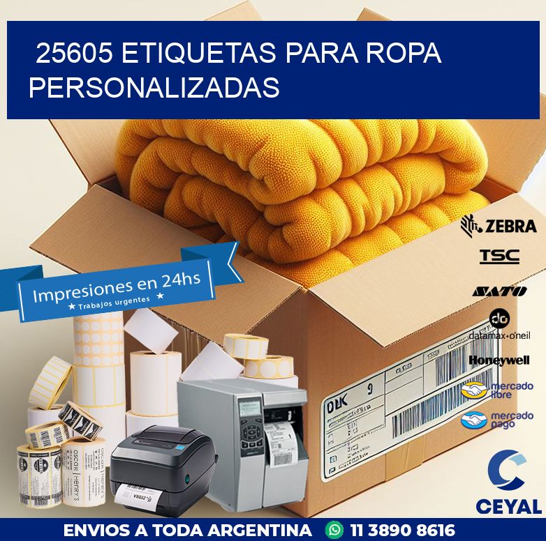 25605 ETIQUETAS PARA ROPA PERSONALIZADAS