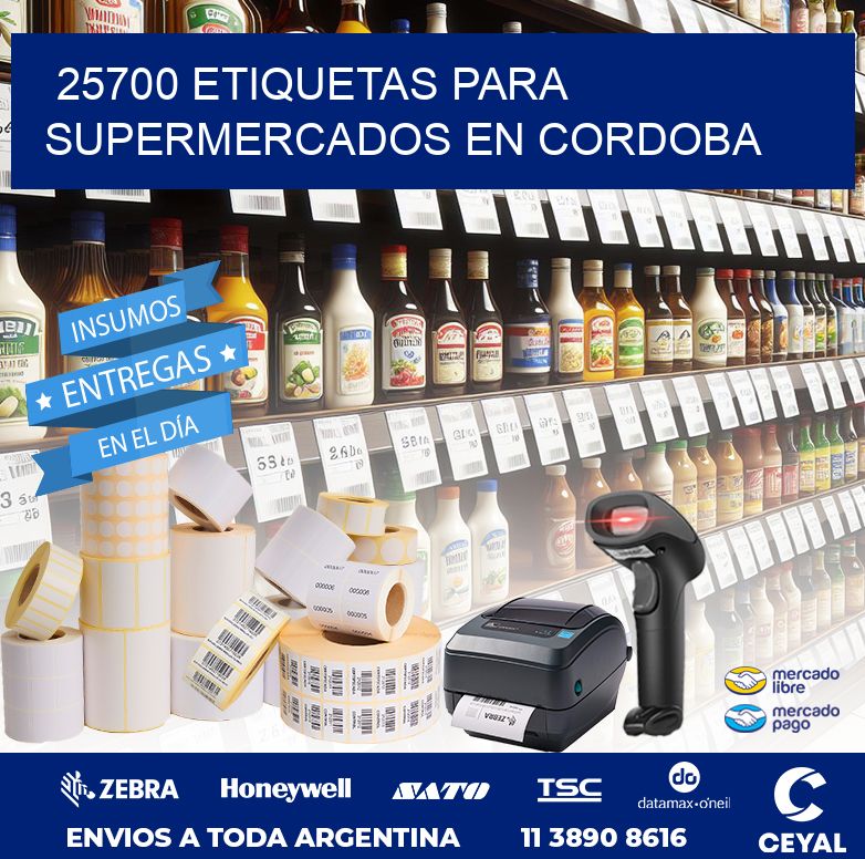 25700 ETIQUETAS PARA SUPERMERCADOS EN CORDOBA