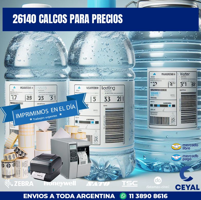 26140 CALCOS PARA PRECIOS