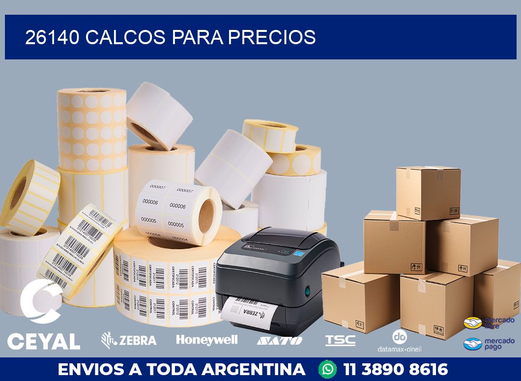26140 CALCOS PARA PRECIOS