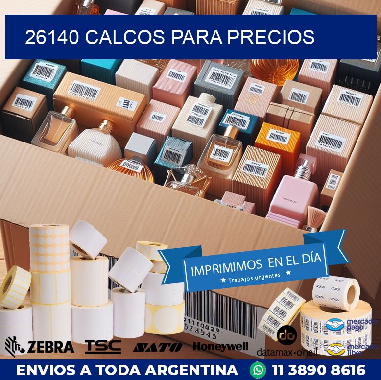 26140 CALCOS PARA PRECIOS