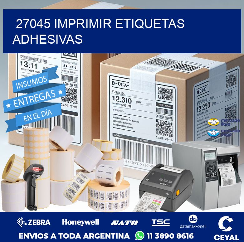 27045 IMPRIMIR ETIQUETAS ADHESIVAS