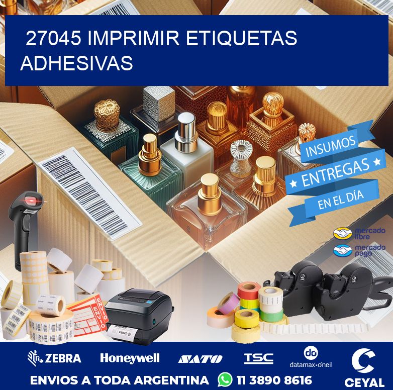 27045 IMPRIMIR ETIQUETAS ADHESIVAS