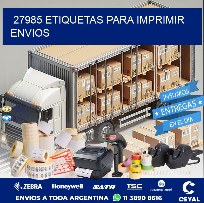 27985 ETIQUETAS PARA IMPRIMIR ENVIOS