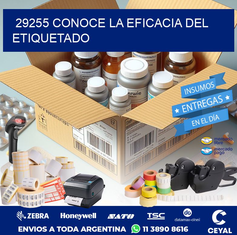 29255 CONOCE LA EFICACIA DEL ETIQUETADO