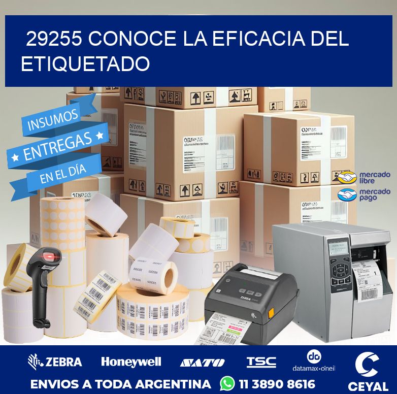 29255 CONOCE LA EFICACIA DEL ETIQUETADO