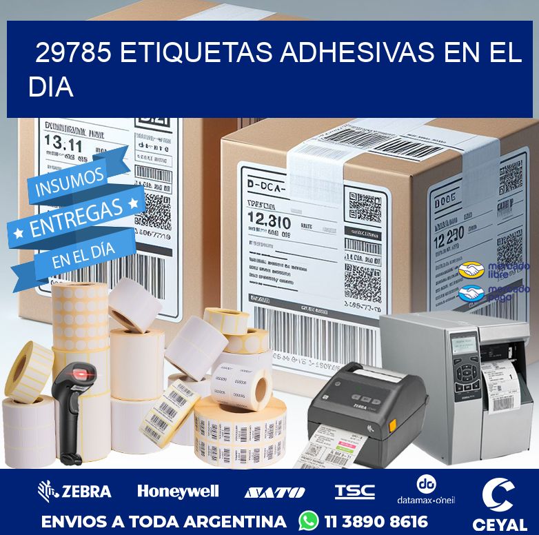 29785 ETIQUETAS ADHESIVAS EN EL DIA