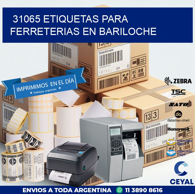 31065 ETIQUETAS PARA FERRETERIAS EN BARILOCHE