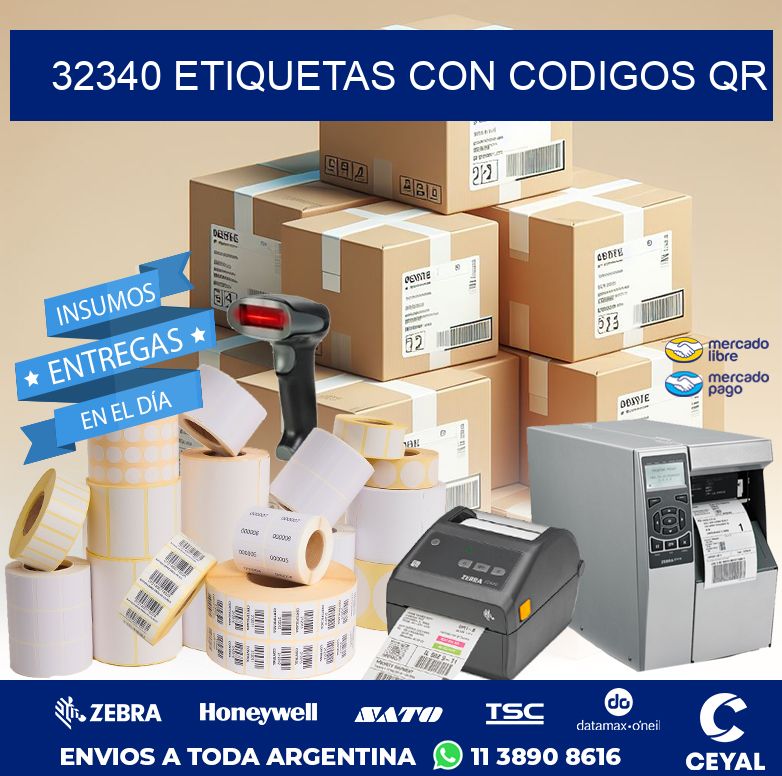 32340 ETIQUETAS CON CODIGOS QR